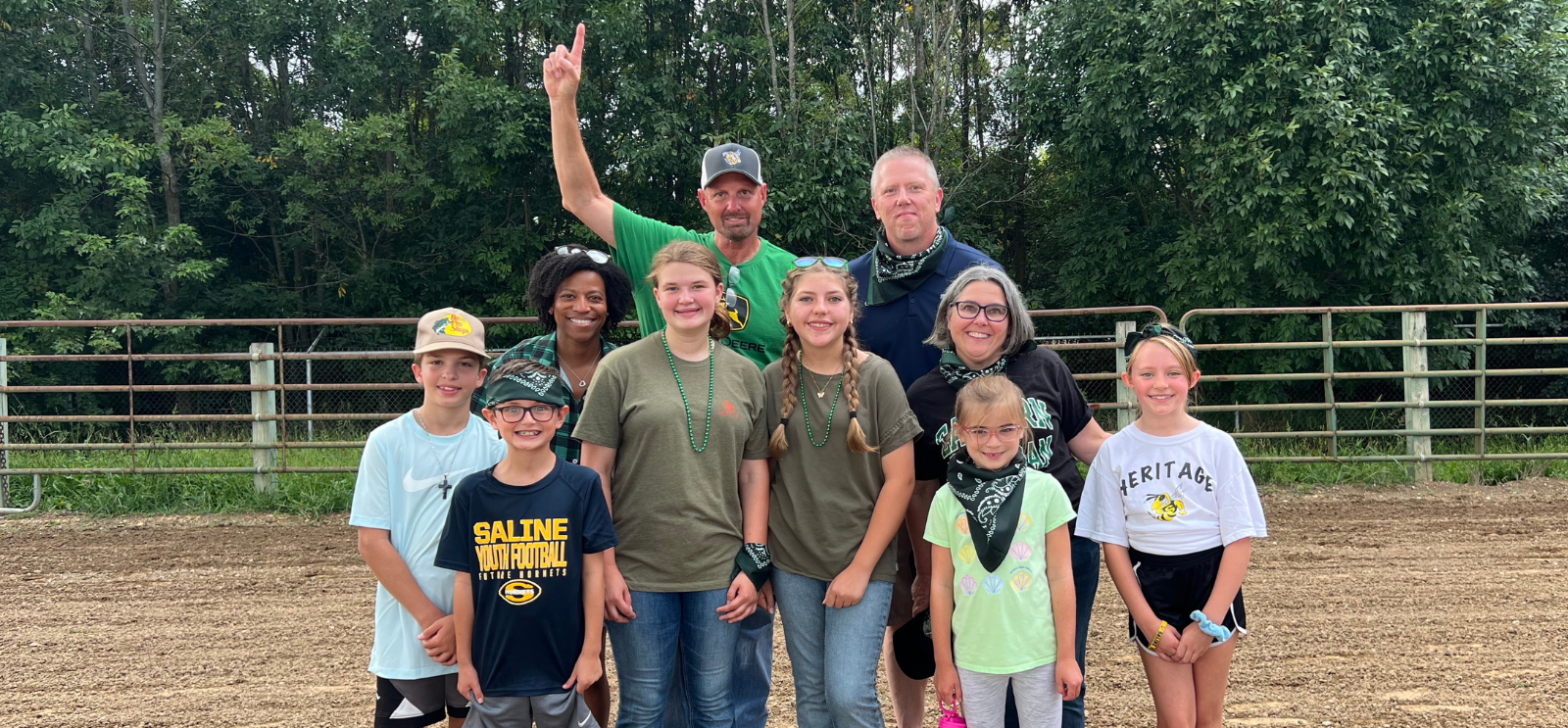 Staff and Student posing at the AG Olympics