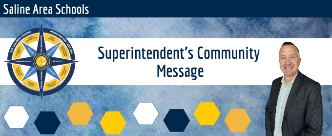 Superintendent's Community Message