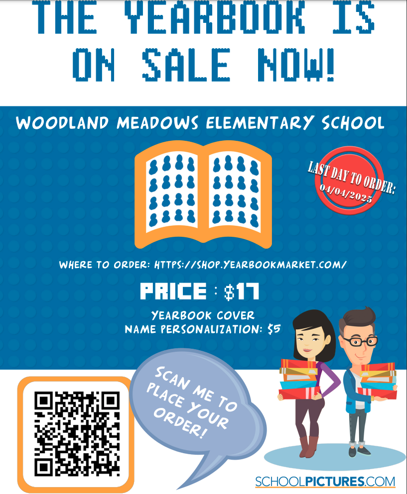 Yearbook on sale until 4/4/25. $17.